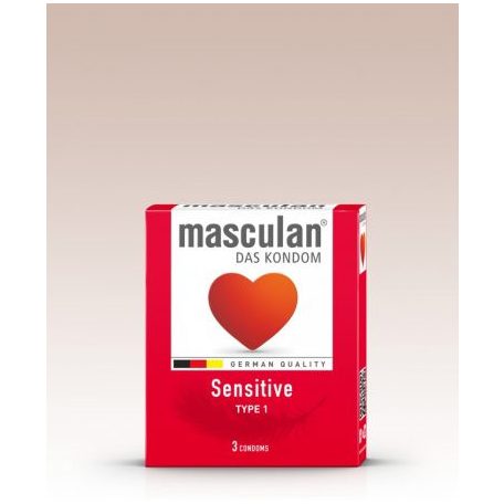 Masculan óvszer Sensitive  szuper vékony  - 3 db/doboz 
