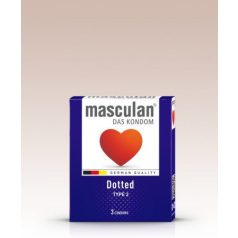 Masculan  Dotted érdes óvszer 3 db-os