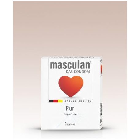 Masculan Pur  leheletvékony óvszer 3 db 