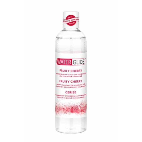 *WaterGlide Fruity Cherry   waterbased lubricant (300ml) - Vízbázisú Síkosító - Cseresznye aromával 