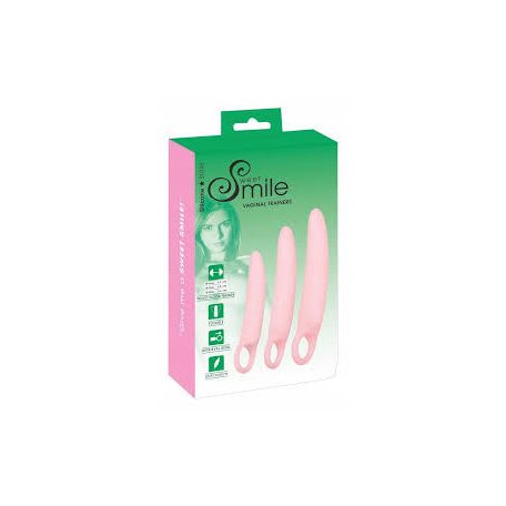 Smile - Vaginal Trainers - dildó szett - rózsaszín (3 részes)