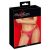 Strap-on Bad Kitty, állítható pántos, piros hám S-L méret