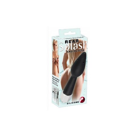 You2Toys - Rear Splash - kúpos szilikon zuhanyfej (fekete)