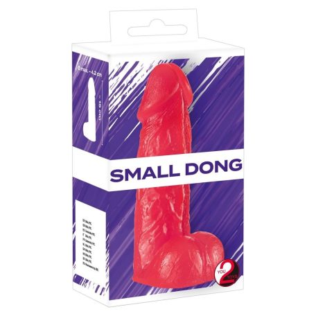 You2Toys - Small Dong - felállítható, herés dildó (15cm)