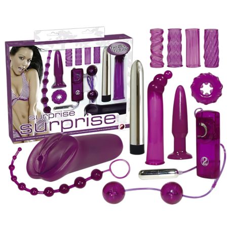You2 Toys - erotikus meglepetések - vibrátor szett (12 részes)