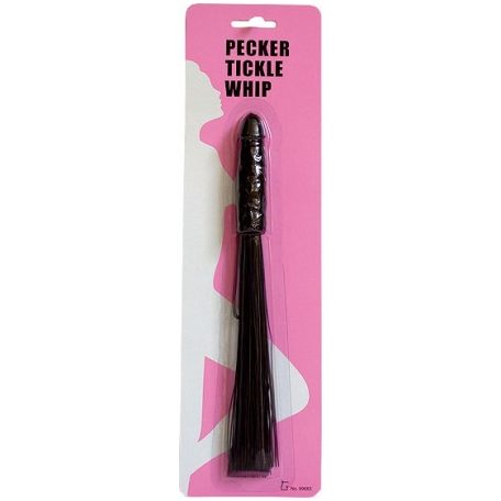 Pecker Tickle Whip Mini korbács Pénisz Alakú Markolattal