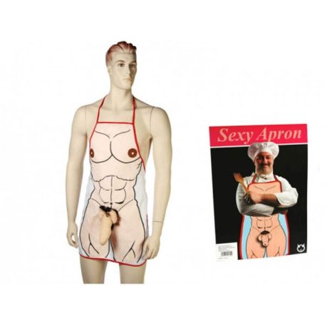 Kitchen apron with Plush Penis Kötény