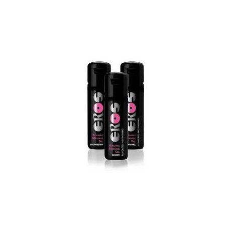Eros Kissable Massage gél warming Cherry ízben