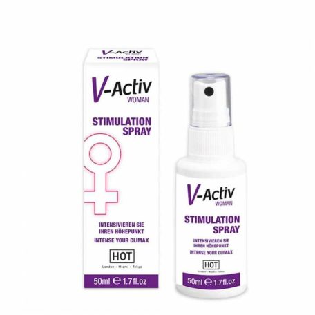 Hot V-Activ Stimulation Spray for Women - 50ml női vágyfokozó