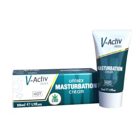 *Hot V-Active - stimuláló unisex maszturbációs krém (50ml)