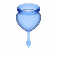    *Satisfyer feel secure  Cup- Menstruációs kehely szett kék 2 db