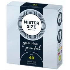 Mister Size Óvszer (3 db-os ) és 49-es méretben