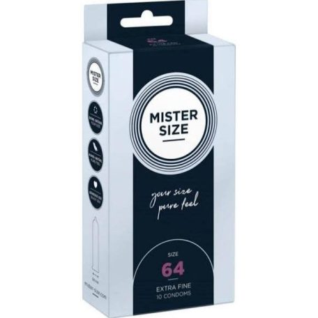 Mister Size 64-es  méret 10 db-os óvszer 