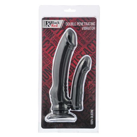 Toyfa Black & Red Double Penetrating  kétvégű dong /NEM VIBRÁL/