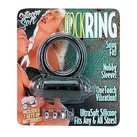 Cock Ring Vibrációs gyűrű fekete színben