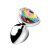 Guilty toys Buttplug Rainbow  szivárvány színű anál ékszer M-es méret