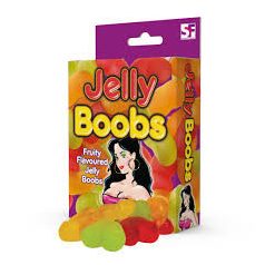 Jelly Boobs Cici formájú gyümölcsös gumicukor 120g