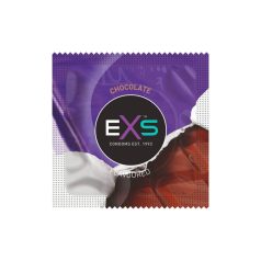   EXS Hot Chocolate – óvszer csoki ízesítéssel – fekete 