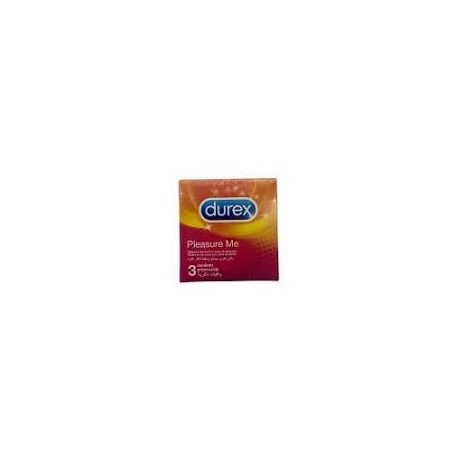 Durex  Pleasure  Me  bordázott pontozott óvszer 3 db/ doboz