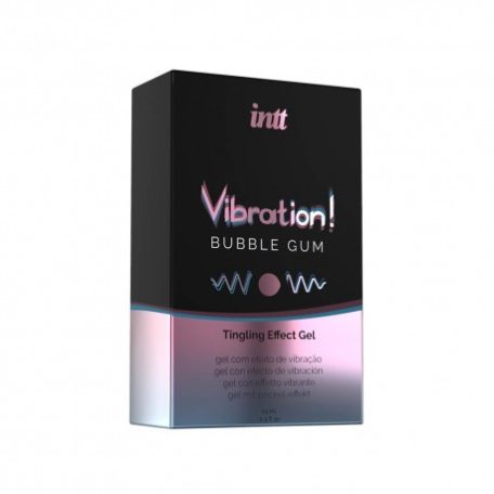 *Intt Vibration Bubble gum tingling effect gel (15ml) folyékony vibrátor