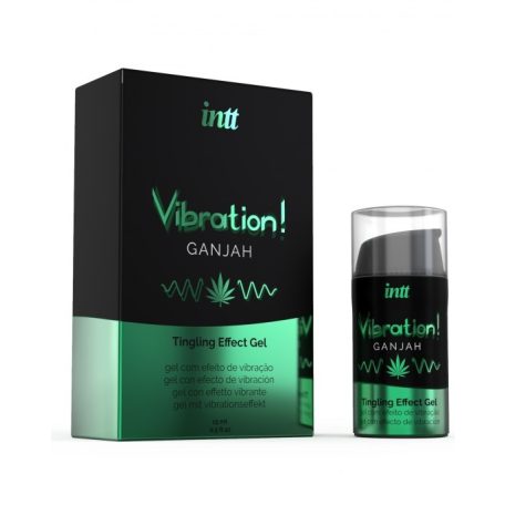 Intt - Vibration! Ganjah stimuláló gél (kannabisz) - 15ml