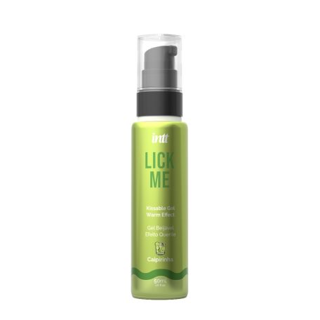 *Intt Lick Me kissable gel warm effect calpirinha(50ml) - citrusos melegítő hatású síkosító gél 