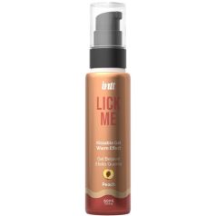   *Intt Lick Me kissable gel warm effect peach (50ml) - barackos melegítő hatású síkosító gél 