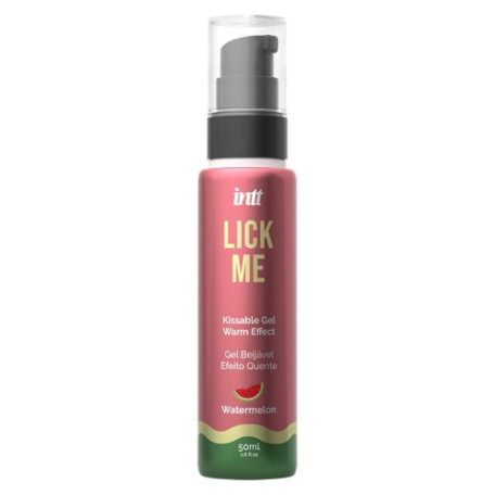 *Intt Lick Me kissable gel warm effect watermelon (50ml) - görögdinnye melegítő hatású síkosító gél 