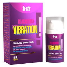   -Intt Blackberry Vibration tingling effect gel (15ml) szeder ízű folyékony vibrátor 