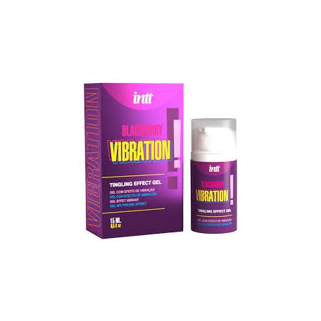 -Intt Blackberry Vibration tingling effect gel (15ml) szeder ízű folyékony vibrátor 