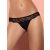 Obsessive - Charmea Thong Női Tanga - Fekete - L/XL