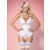  Obsessive 810 COR 2 Corset fehér fűző és tanga L/XL