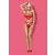 Obsessive - 829-Ted-3 Szexi Body - Piros - S/M