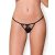 Obsessive - 866-THO-1 - Tanga - Fekete - L/XL