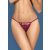 Obsessive - 878-THO-3 - Csipkés Tanga L/XL méretben ,Ruby színben