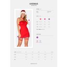 OBSESSIVE - KISSMAS CHEMISE RED
