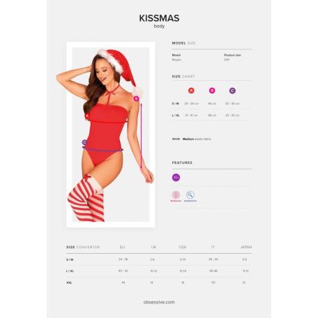 OBSESSIVE - KISSMAS TEDDY(L/XL)