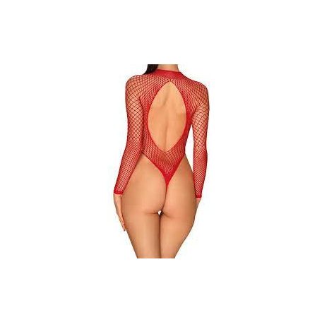 Obsessive B126 Bodystrocking piros S-M-L