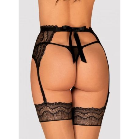 Obsessive - Isabellia Garter Belt - Harisnyakötő fekete S/M
