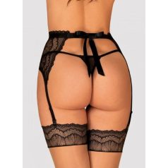   Obsessive - Isabellia Garter Belt - Harisnyakötő fekete L/XL