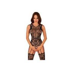 Obsessive F239 Bodystocking fekete neccruha