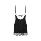 Obsessive Lobellis Chemise fekete hálóing M/L méretben