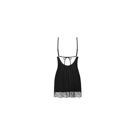 Obsessive Lobellis Chemise fekete hálóing M/L méretben