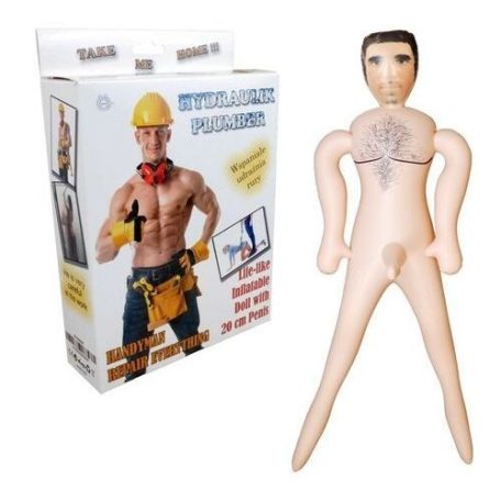 Lalka - Hydraulik Plumber - Vízvezeték-szerelő - Gumifiú