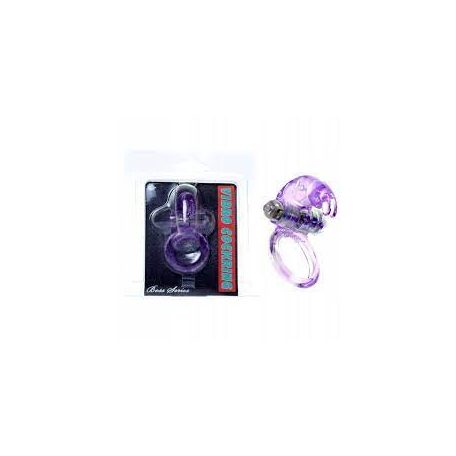 Boss Series Vibro Cockring vibrációs péniszgyűrű nyuszis csiklóizgatóval