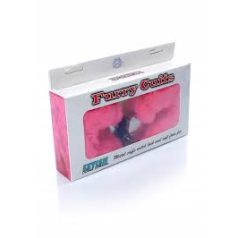 Boss Series Fetish Furry Cuffs pink színű szőrös bilincs
