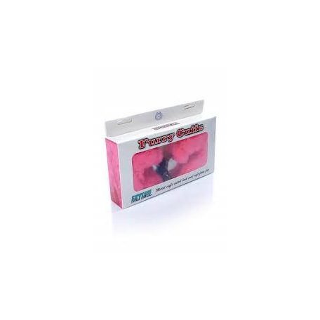 Boss Series Fetish Furry Cuffs pink színű szőrös bilincs