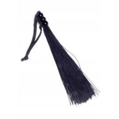 Boss Series fekete színű szilikonos korbács 25,4 cm 