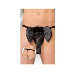 Softline Thong 4416 elefántos tanga - S-L méret Fekete