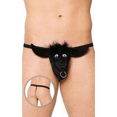Softline 4437 bika tanga - fekete - S-L méret